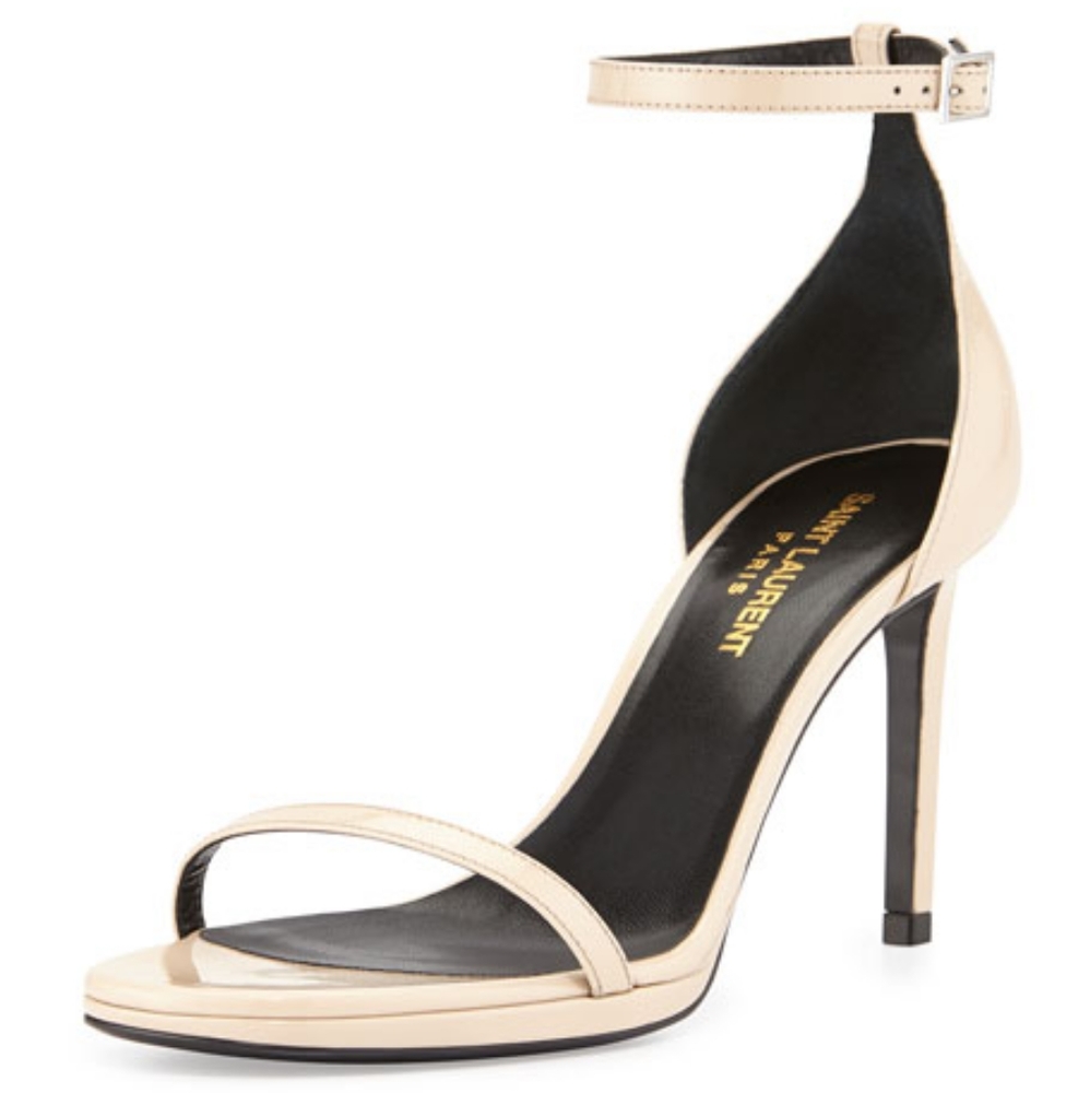 YSL Saint Laurent Nude Jane Heels 40.5 10.5